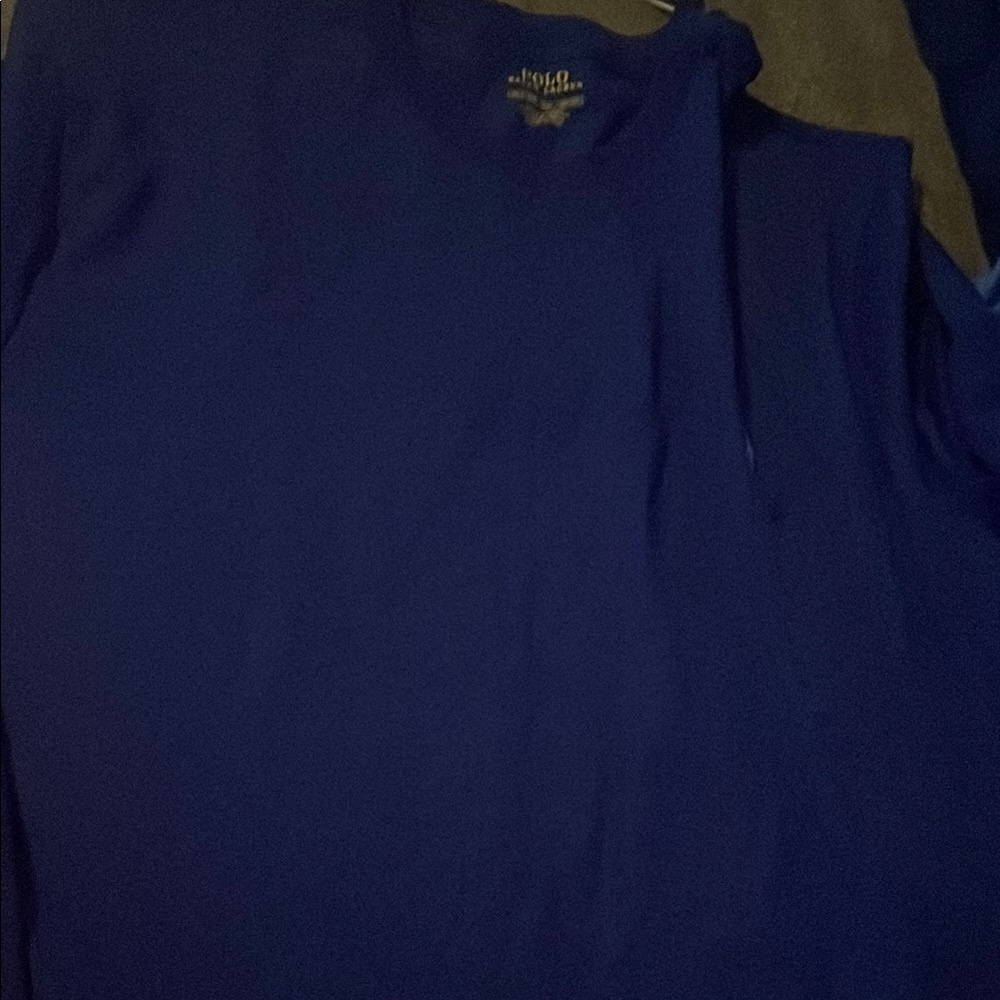 Ralph Lauren Navy and Gold Polo Tag